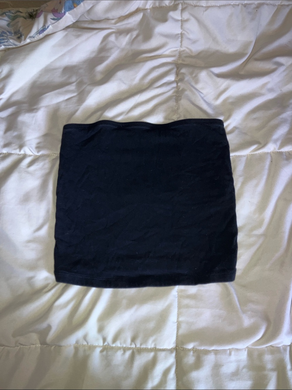 Old Navy Black Strapless Crop Tube Top